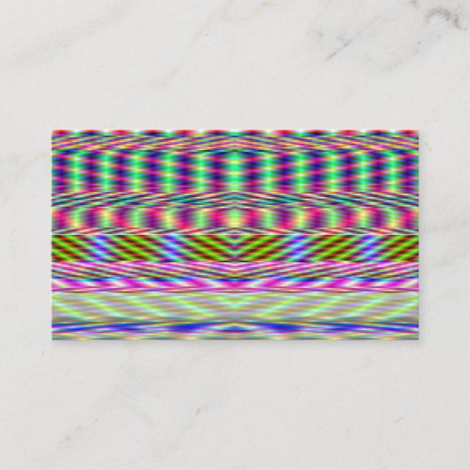 Cyberpunk Javascript Colortable ART Visitekaartje (Voorkant)