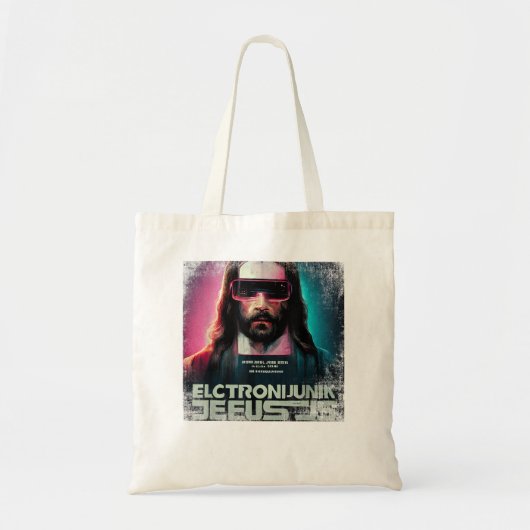  Cyberpunk Jesus Futuristic Religies Chris Tote Bag (Voorkant)