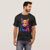 Cyberpunk Kat 6 T-shirt (Voorkant volledig)