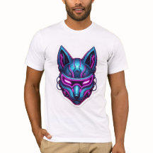 Cyberpunk Kitsune Masker