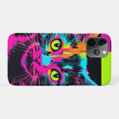 Cyberpunk Kitty Kunst Case-Mate iPhone Case (Achterkant (horizontaal))