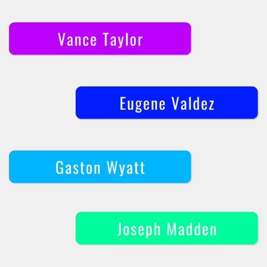 Cyberpunk kleurenpalet Waterbestendige labels (Groep)