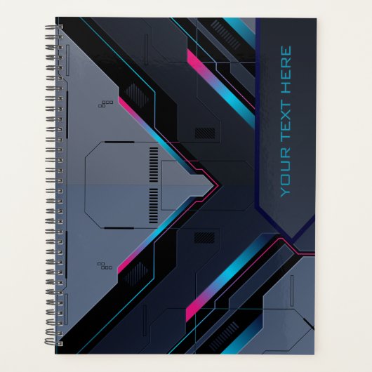 Cyberpunk Mecha Armor | Personalized Gamer Mission Planner (Voorkant)