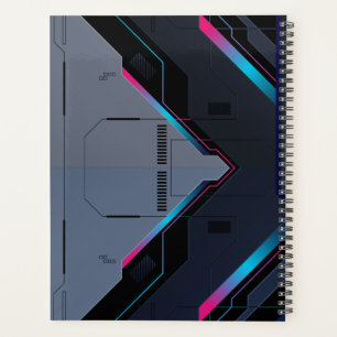 Cyberpunk Mecha-pantser Gepersonaliseerde Gamer- Planner