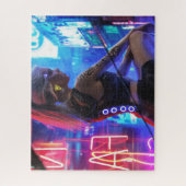 cyberpunk meisje puzzel (Verticaal)