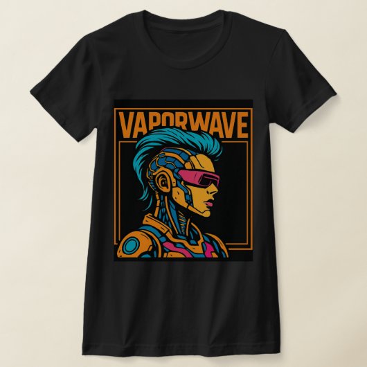 Cyberpunk Meisje T-Shirt (Laagn)