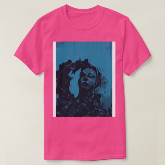 Cyberpunk meisje t-shirt (Design voorkant)