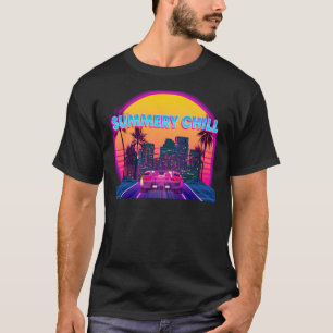 Cyberpunk met Summery Chill vibes! Klassieke T-Shi T-shirt