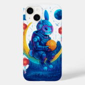 Cyberpunk Moon Rabbit - Midherfstfestival Case-Mate iPhone Case (Achterkant)