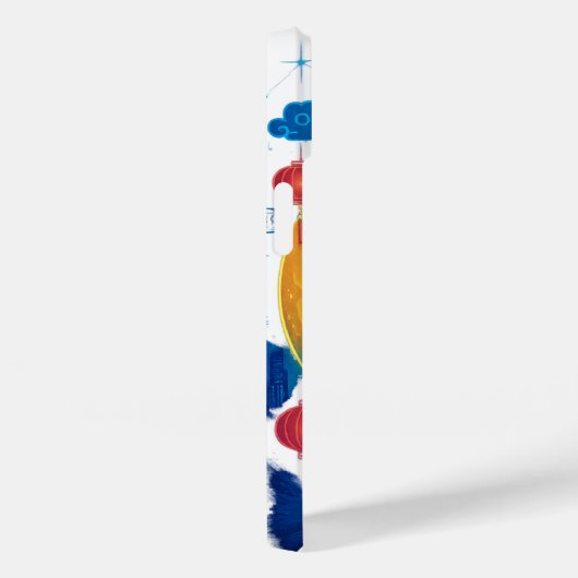 Cyberpunk Moon Rabbit - Midherfstfestival Case-Mate iPhone Case (Achterkant / Rechts)