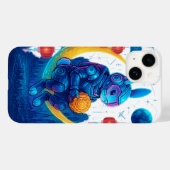 Cyberpunk Moon Rabbit - Midherfstfestival Case-Mate iPhone Case (Achterkant (horizontaal))