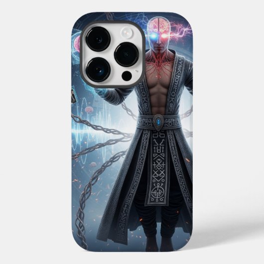 Cyberpunk Mystic | techno-tovenaar Case-Mate iPhone Case (Achterkant)