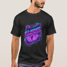 Cyberpunk Neo-Nomad Synthwave Kunst - Retro Toekom