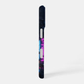 Cyberpunk Neon Anime Girl Glitch Phone Case iPhone 16 Hoesje (Rechterkant)