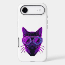 Cyberpunk Neon Kat Case - Futuristische Esthetiek 