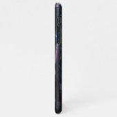 Cyberpunk Neon Spaceship Telefoonhoesje iPhone Hoesje (Linkerkant)