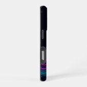 ​Cyberpunk Neon Wave Glitch Gaming Phone Case - Ab iPhone Hoesje (Rechterkant)