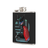 Cyberpunk Ninja Black Cat Heupfles (Links)