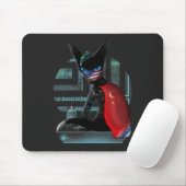 Cyberpunk Ninja Black Cat Muismat (Met muis)