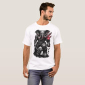 Cyberpunk olifant t-shirt (Voorkant volledig)