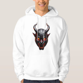 Cyberpunk Oni Mask Hoodie - Futuristische Japanse 