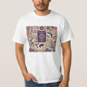 Cyberpunk ontwerp t-shirt (Voorkant)