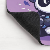 Cyberpunk Panda Gamer Bureaumat - Muismat (Hoek)