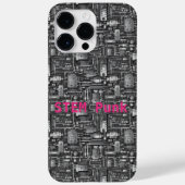 Cyberpunk PCB Electronics Circuit Board Patroon Case-Mate iPhone Case (Achterkant)