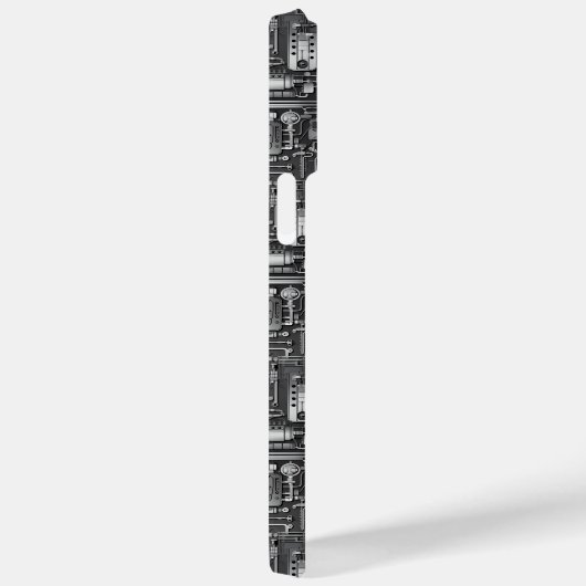 Cyberpunk PCB Electronics Circuit Board Patroon Case-Mate iPhone Case (Achterkant / Rechts)