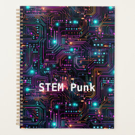 Cyberpunk PCB Electronics Circuit Board Patroon Planner