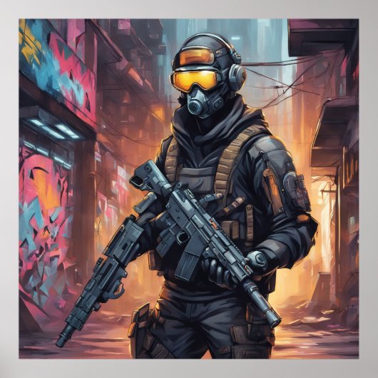 Cyberpunk Poster (Voorkant)