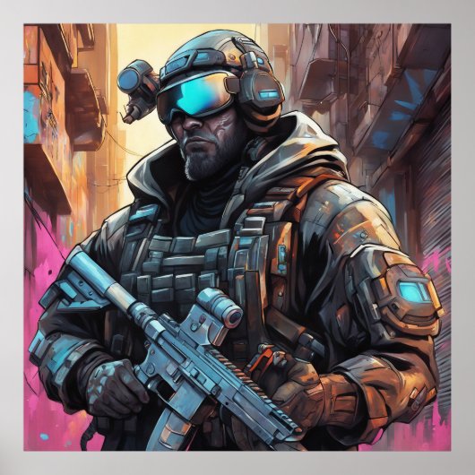 Cyberpunk Poster (Voorkant)