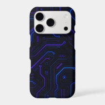 Cyberpunk-print circuitboard neon hoesje voor IPHO