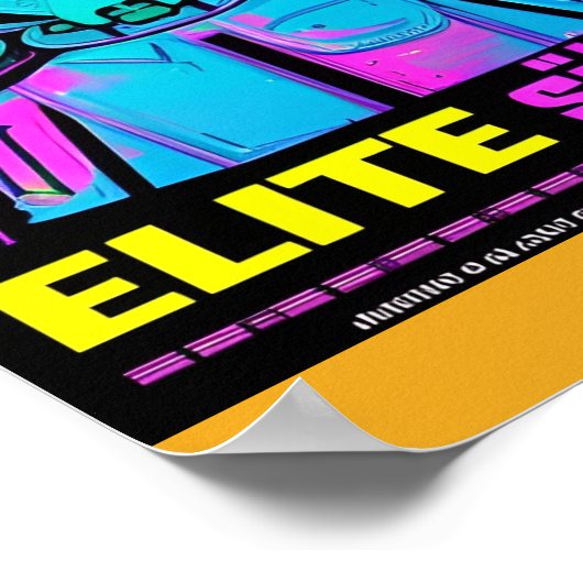 Cyberpunk Propaganda Aanwerving Poster (Hoek)