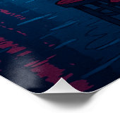 Cyberpunk Ramen Night Poster – Neon Japanese Citys (Hoek)