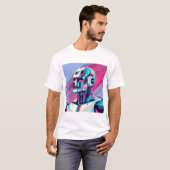 Cyberpunk Reflecties T-shirt (Voorkant volledig)