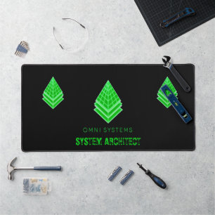 Cyberpunk Retro 80s Corporate Omni Systems Logo wo Bureaumat
