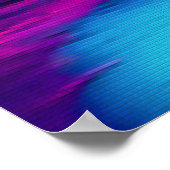 Cyberpunk Retro Car Synthwave Garage Sci-Fi Poster (Hoek)