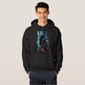 Cyberpunk / Retro Esthetisch Ontwerp Hoodie (Voorkant volledig)