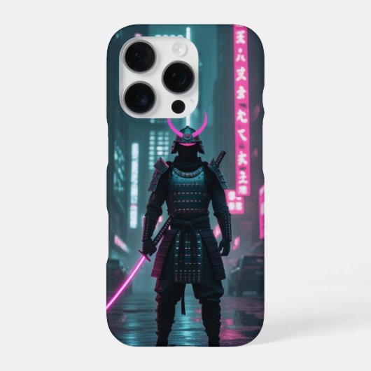 Cyberpunk / Retro Esthetisch Ontwerp iPhone Hoesje (Achterkant)