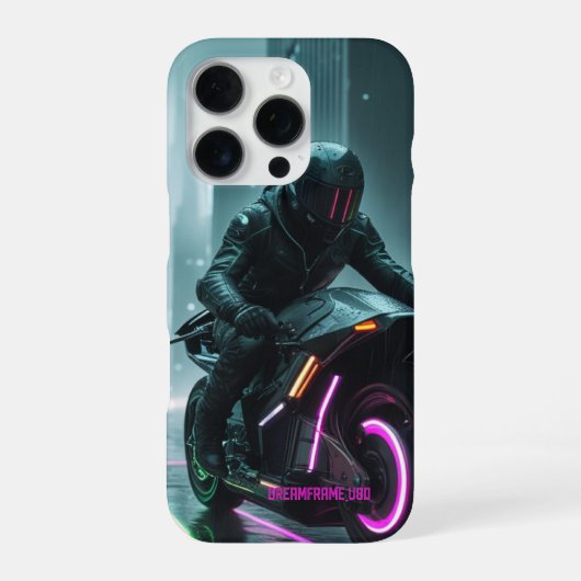 Cyberpunk / Retro Esthetisch Ontwerp iPhone Hoesje (Achterkant)