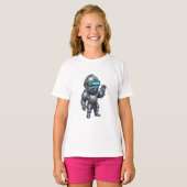 Cyberpunk Ridder VR Chibi Kinderen T-shirt (Voorkant volledig)