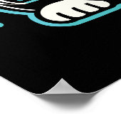 Cyberpunk Robot Maneki Neko Lucky Cat, Geld Poster (Hoek)