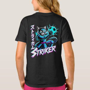 Cyberpunk Samurai Aanvallende Kat Voor Gamers & Vo T-shirt