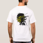 Cyberpunk Samurai Grunge Japans grafisch T-shirt (Achterkant)