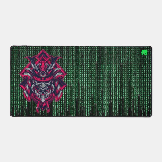 Cyberpunk Samurai Matrix Desk Mat (Voorkant)