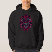 Cyberpunk Samurai Oni-trui Hoodie (Voorkant)