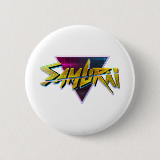 Cyberpunk Samurai Ronde Button 5,7 Cm