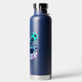 Cyberpunk Samurai Striker For Gamers & Athletes Waterfles (Links)