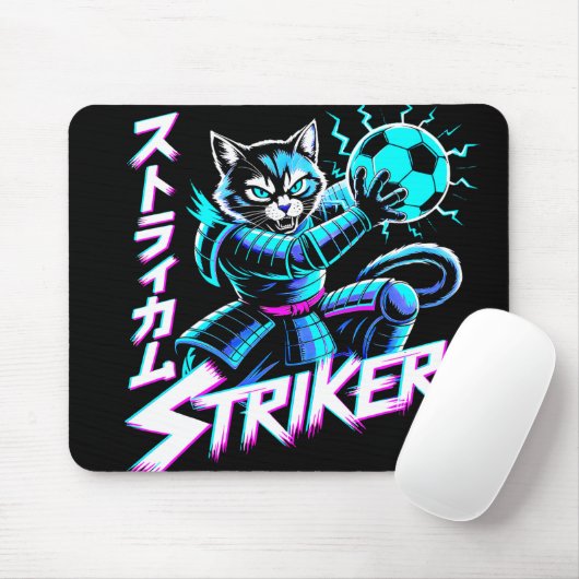 Cyberpunk Samurai Striker Gaming voor E-sport Muismat (Met muis)